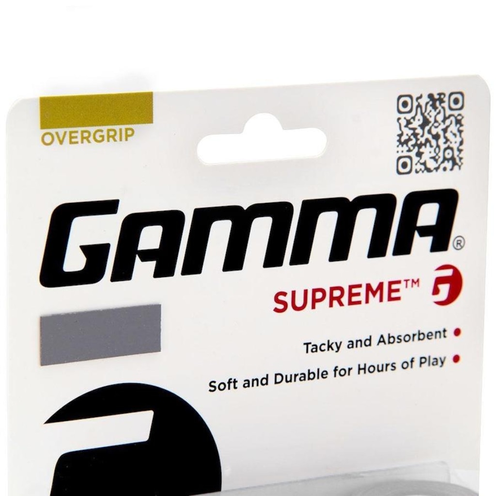 Imagem 2 do produto Overgrip Gamma Supreme - 03 Unidades Cinza