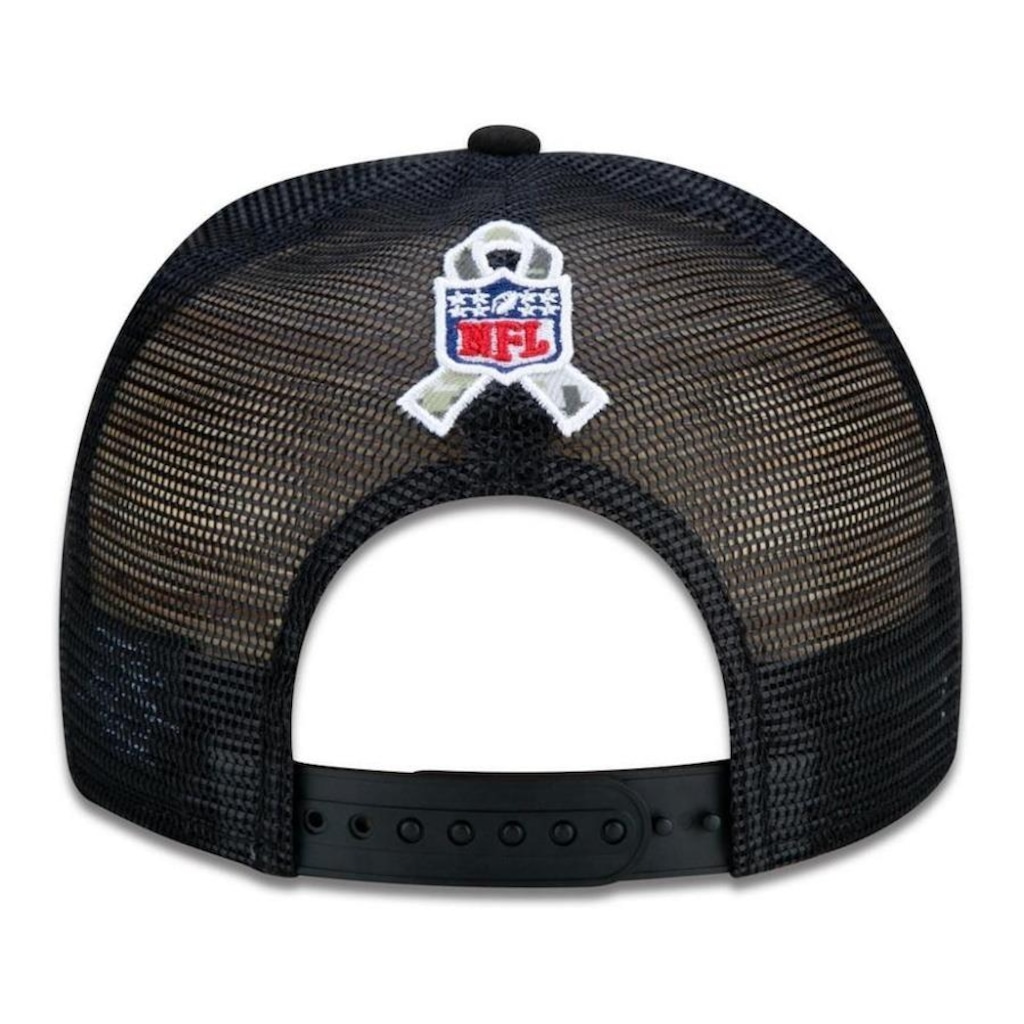 Imagem 2 do produto Boné Aba Reta New Era Jacksonville Jaguars 950 NFL 21 Salute Service - Snapback - Adulto