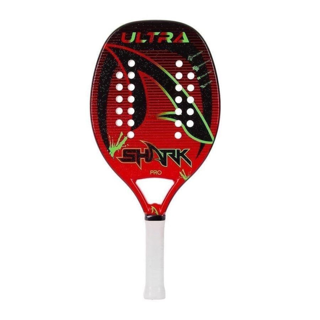 Imagem 2 do produto Raquete de Beach Tennis Shark Ultra 2022 Fibra de Vidro