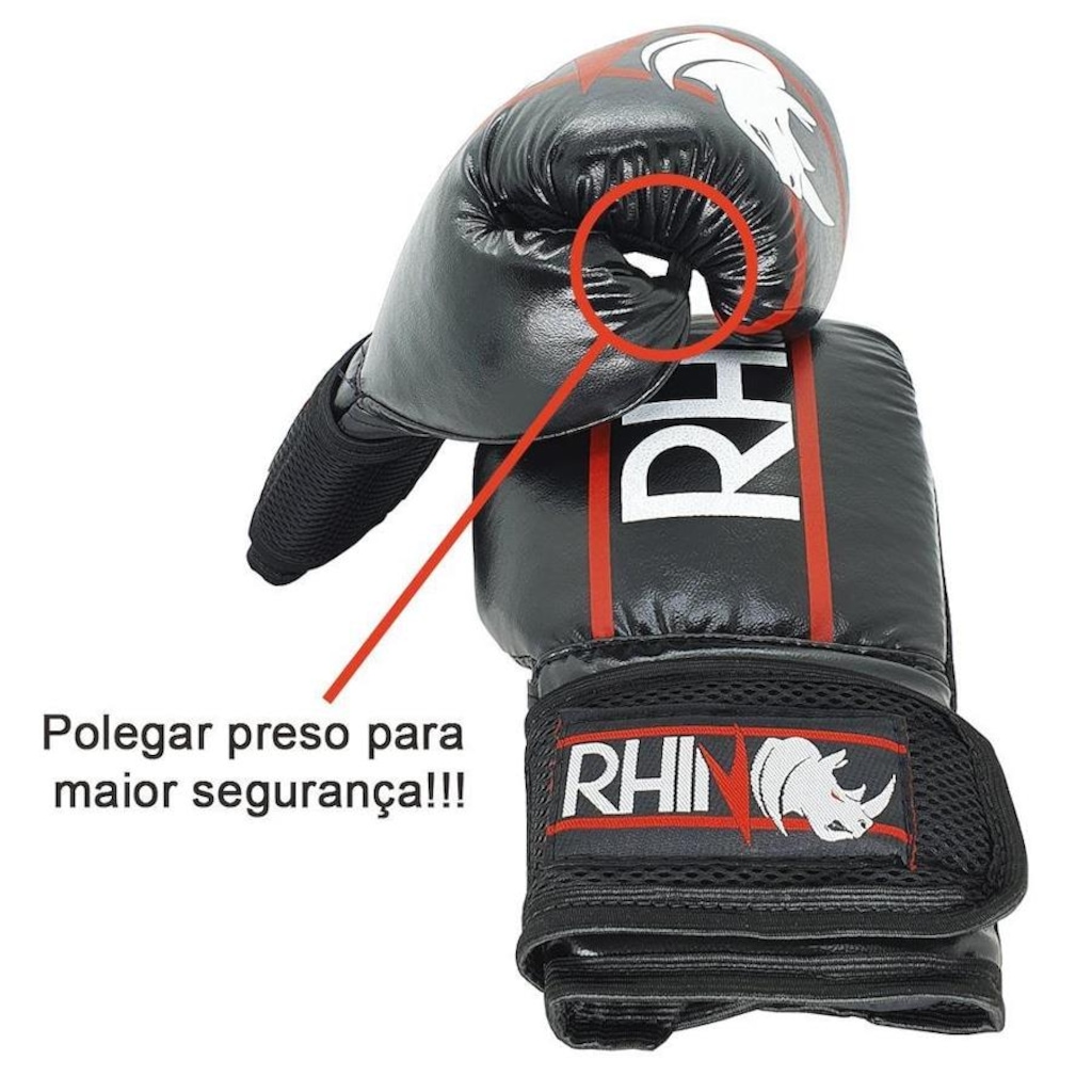 Imagem 2 do produto Luva Boxe e Muaythai Rhino