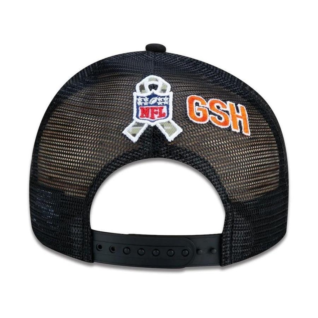 Imagem 2 do produto Boné Aba Reta New Era Chicago Bears 950 NFL 21 Salute Service - Snapback - Adulto