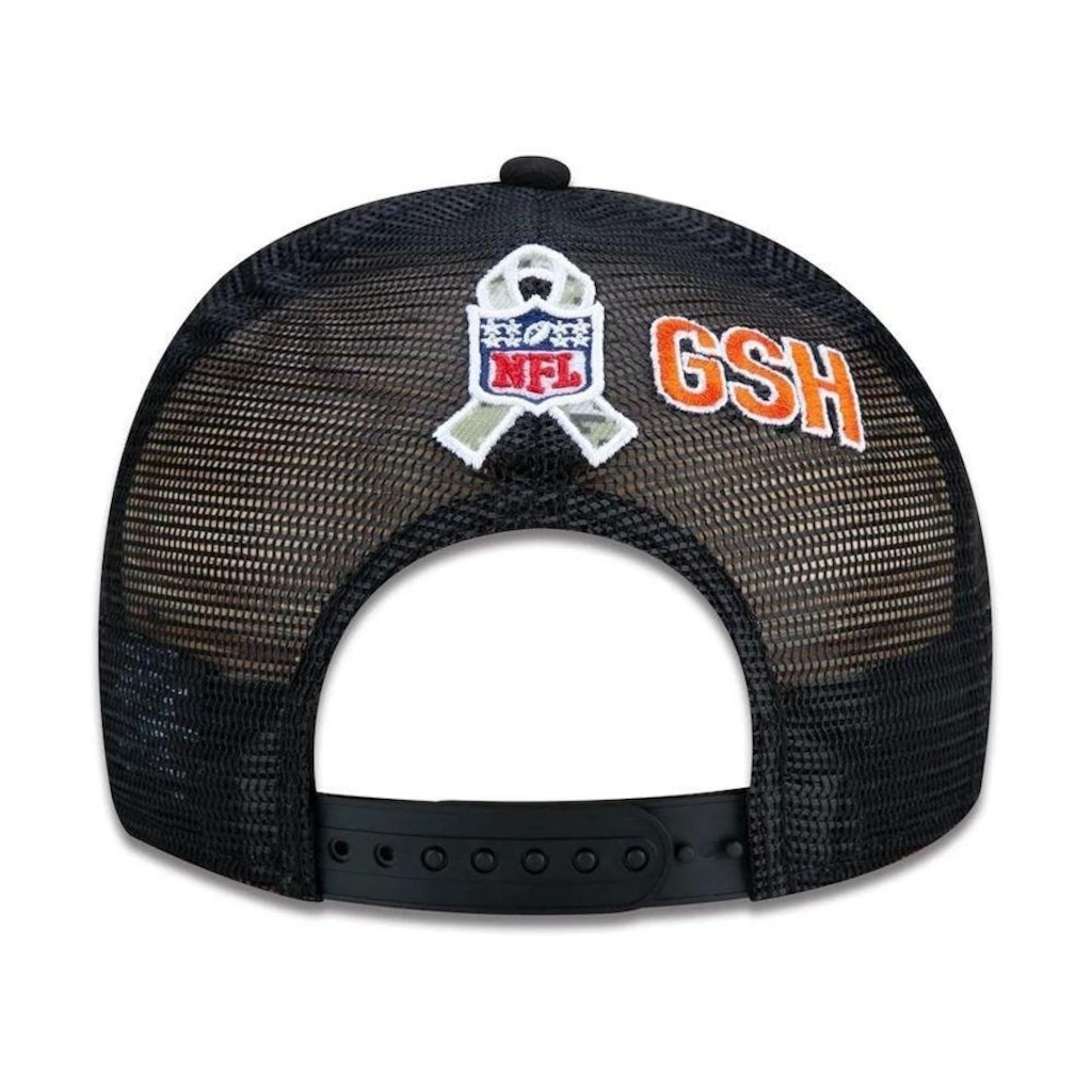 Imagem 2 do produto Boné Aba Reta New Era Chicago Bears 950 NFL 21 Salute Service - Snapback - Adulto