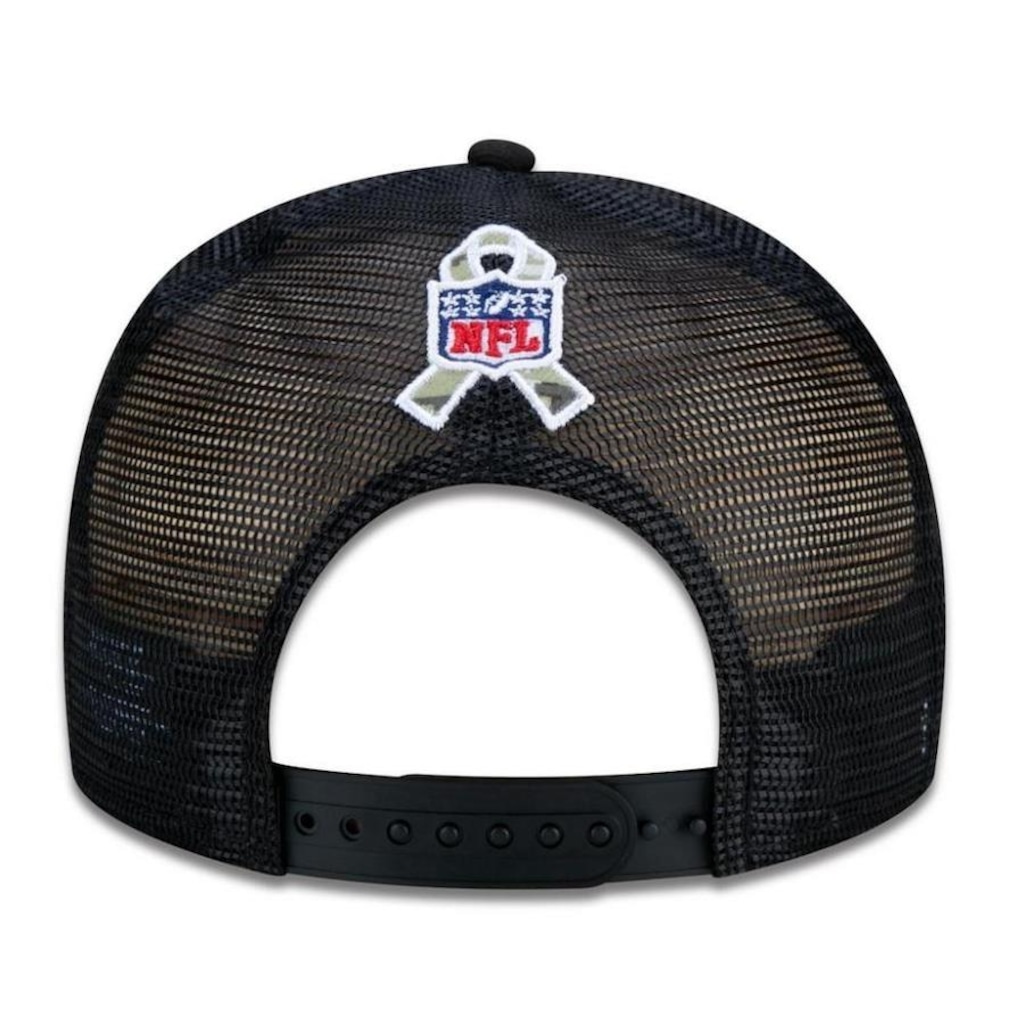 Imagem 2 do produto Boné Aba Reta New Era San Francisco 49ers 950 NFL 21 Salute Service - Snapback - Adulto