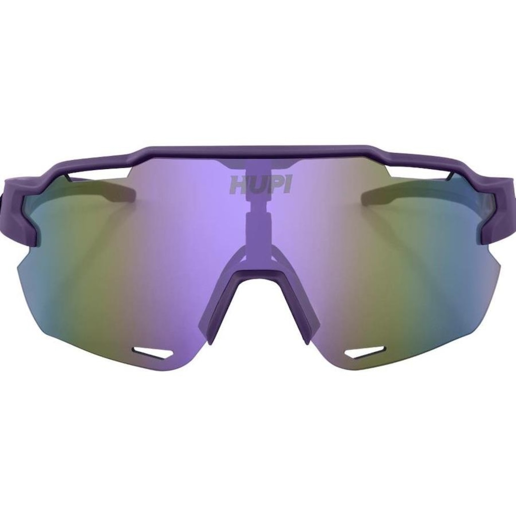 Imagem 2 do produto Óculos de Sol Esportivo Ciclismo HUPI Quiriri Roxo Lente Espelhado Proteção UV - Unissex
