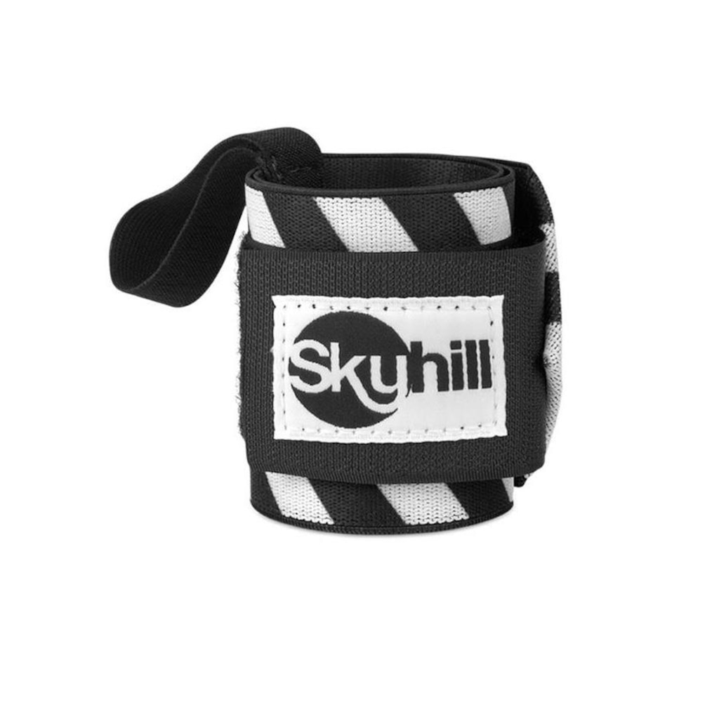 Imagem 2 do produto Munhequeira Skyhill Fitness Cross Ajustável Defend - Par
