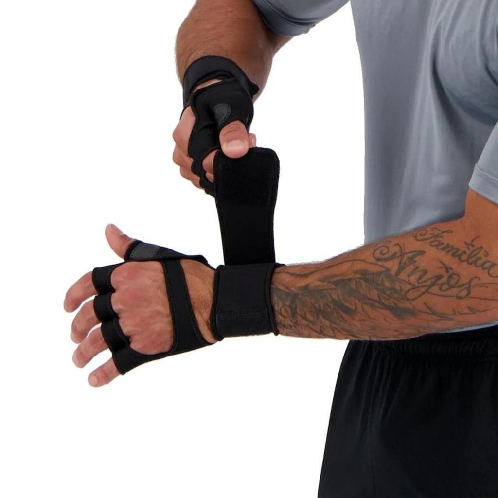 Imagem 4 do produto Luvas Poker Neoprene Com Munhequeira Unissex 01900-00