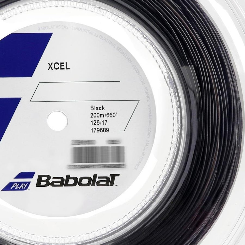 Imagem 3 do produto Corda Babolat Xcel Rolo com 200 Metros - 17L 1.25mm