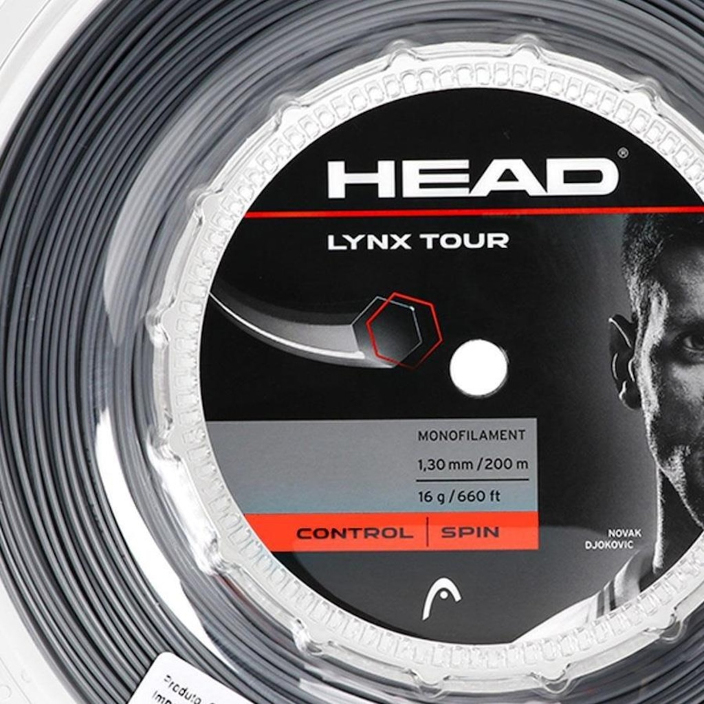 Imagem 2 do produto Corda Head Lynx Tour Rolo com 200 metros - 16 1.30mm