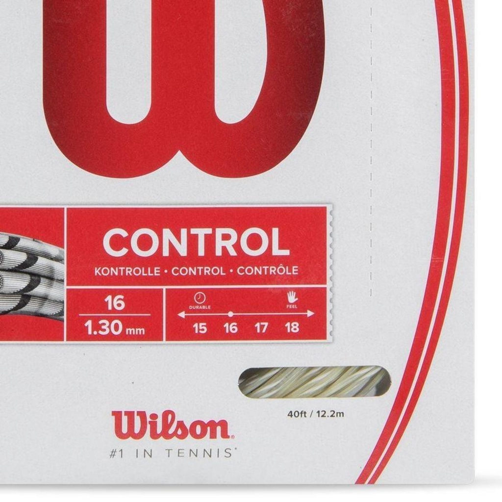 Imagem 3 do produto Corda para Raquete de Tênis Wilson Sensation Control - 12,2m