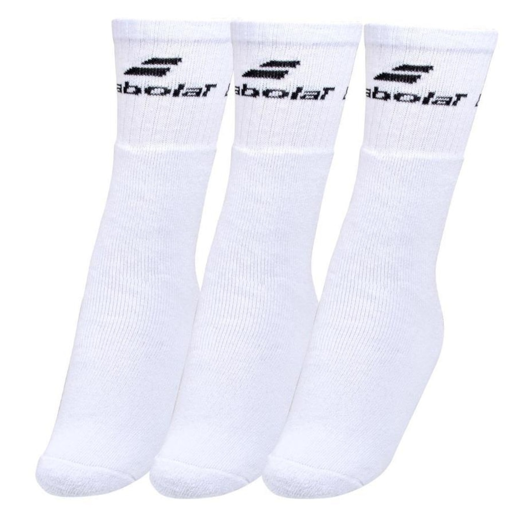 Imagem 3 do produto Meia Cano Alto Babolat Basic BB050 - Pack com 03 Pares - 39 ao 42 - Adulto