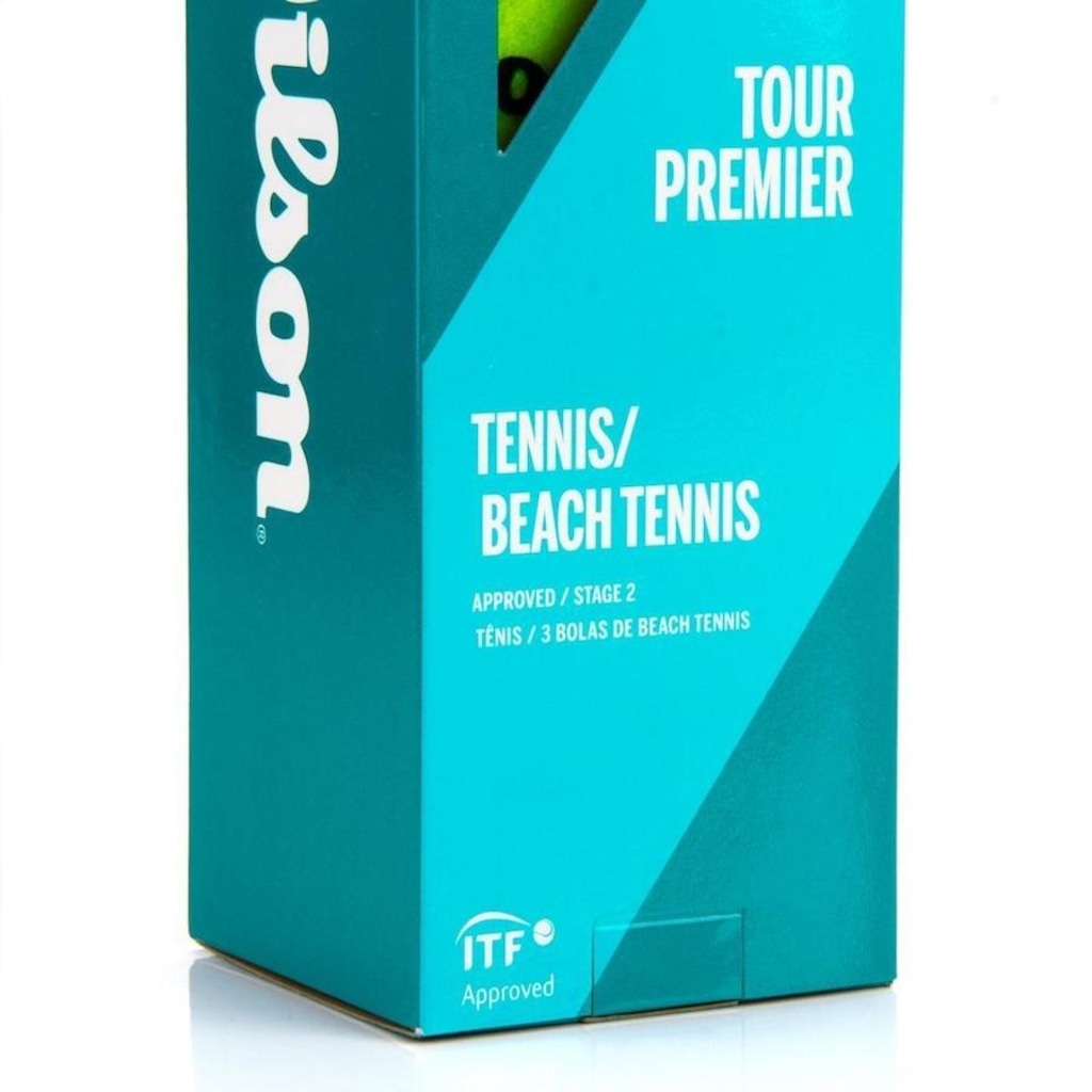 Imagem 4 do produto Kit de Bolas de Beach Tennis Wilson Tour Premier com 6 Tubos