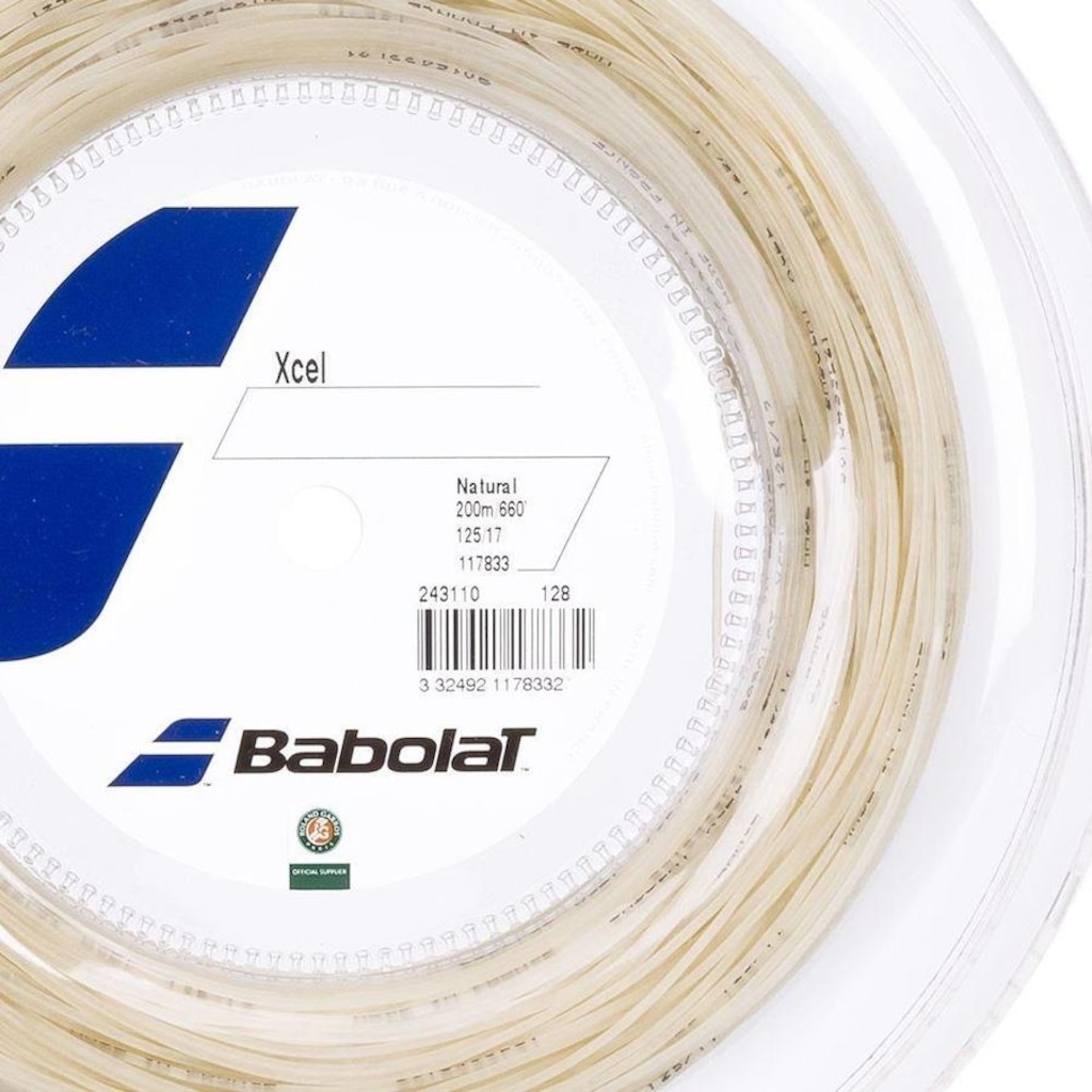 Imagem 2 do produto Corda Babolat Xcel 17L 1.25mm - 200 Metros