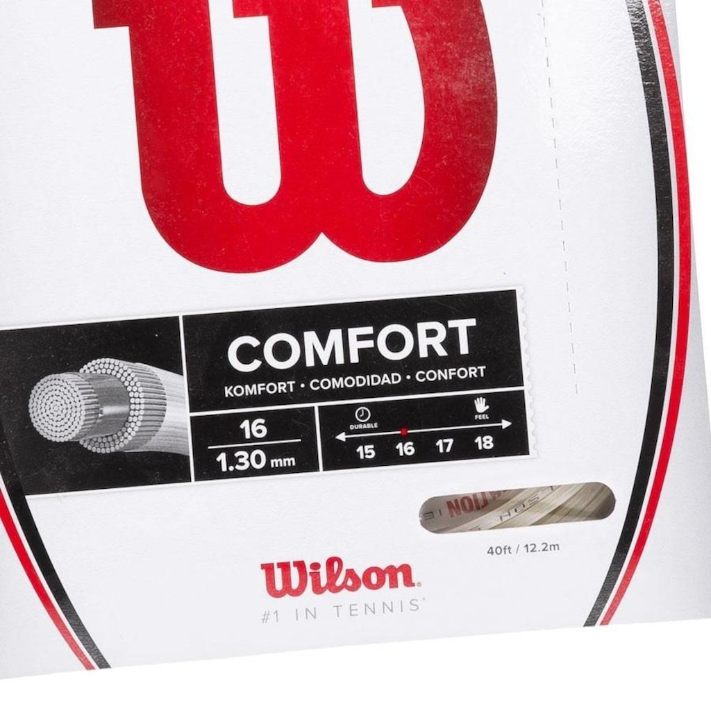 Imagem 3 do produto Corda para Raquete Wilson Sensation 16L 1,30mm