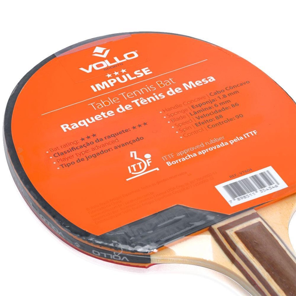 Imagem 5 do produto Raquete de Tênis de Mesa Vollo Impulse
