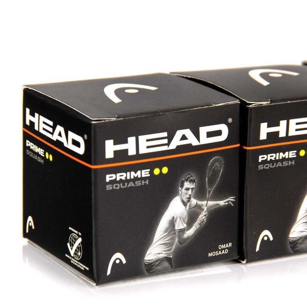 Imagem 2 do produto Bola de Squash Head Prime - Pack com 3 Unidades