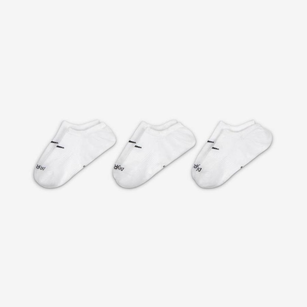 Imagem 2 do produto Kit de Meias Sapatilha Nike Everyday Plus Cushioned - Adulto