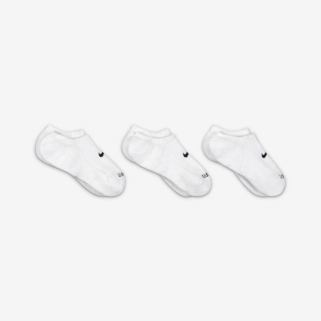 Imagem 3 do produto Kit de Meias Sapatilha Nike Everyday Plus Cushioned - Adulto