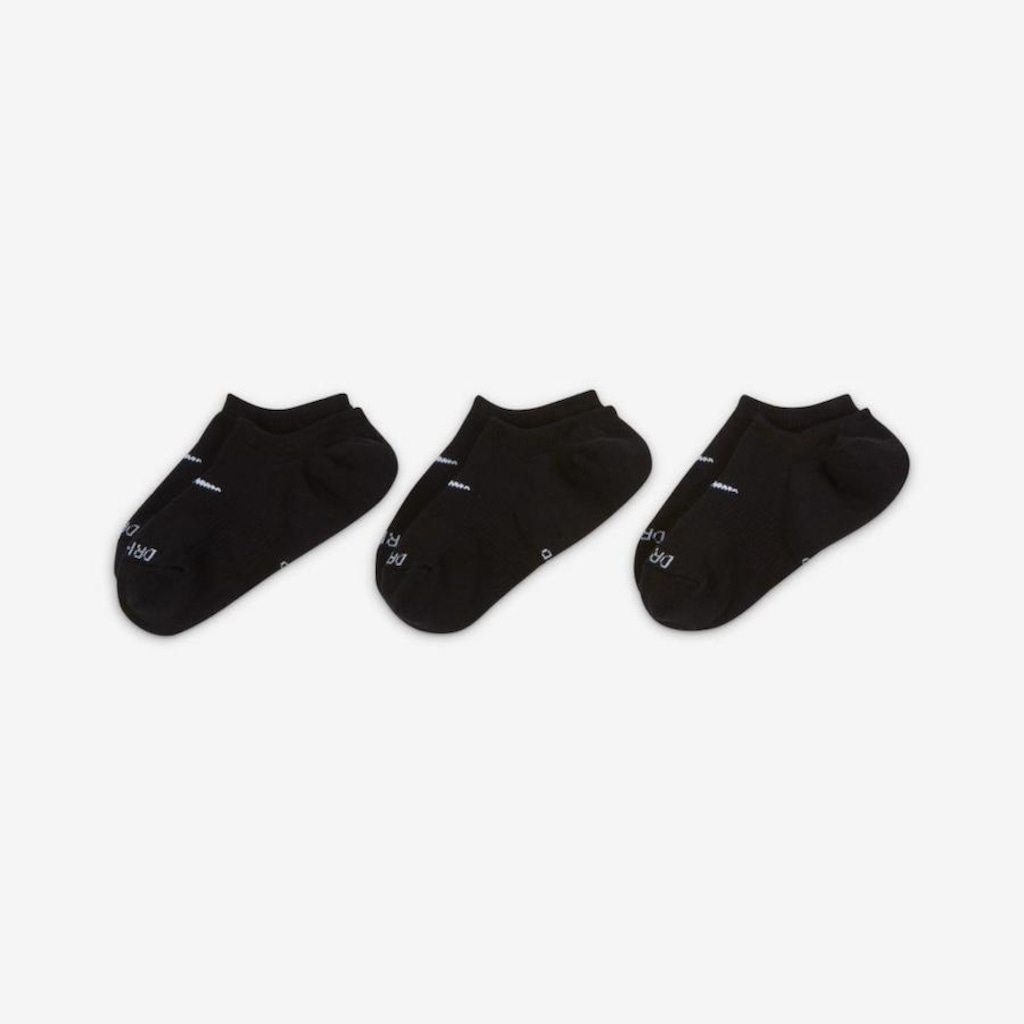 Imagem 2 do produto Kit de Meias Sapatilha Nike Everyday Plus Cushioned - Adulto