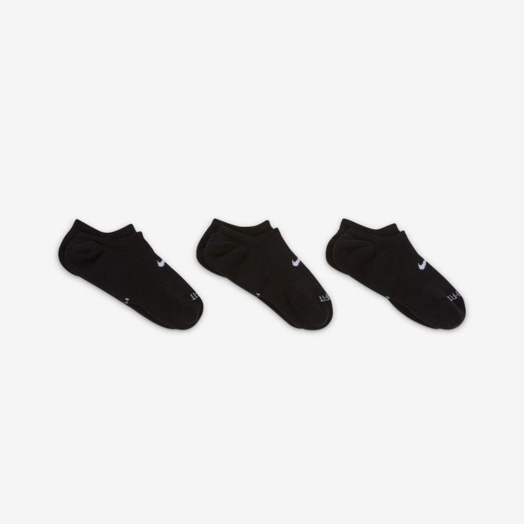 Imagem 3 do produto Kit de Meias Sapatilha Nike Everyday Plus Cushioned - Adulto