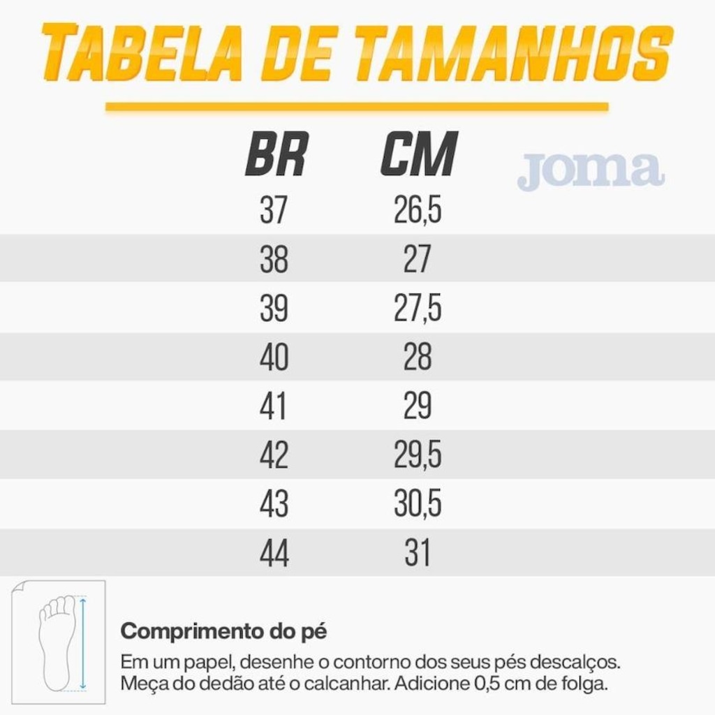 Imagem 4 do produto Chuteira Futsal Joma Liga 5 Indoor - Adulto
