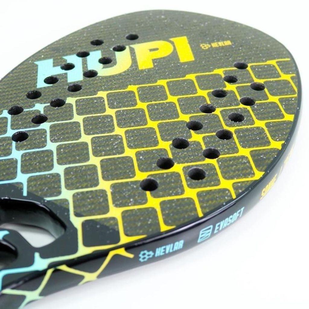 Imagem 4 do produto Raquete Beach Tennis HUPI Deft Ultra Pro Kevlar com Bolsa