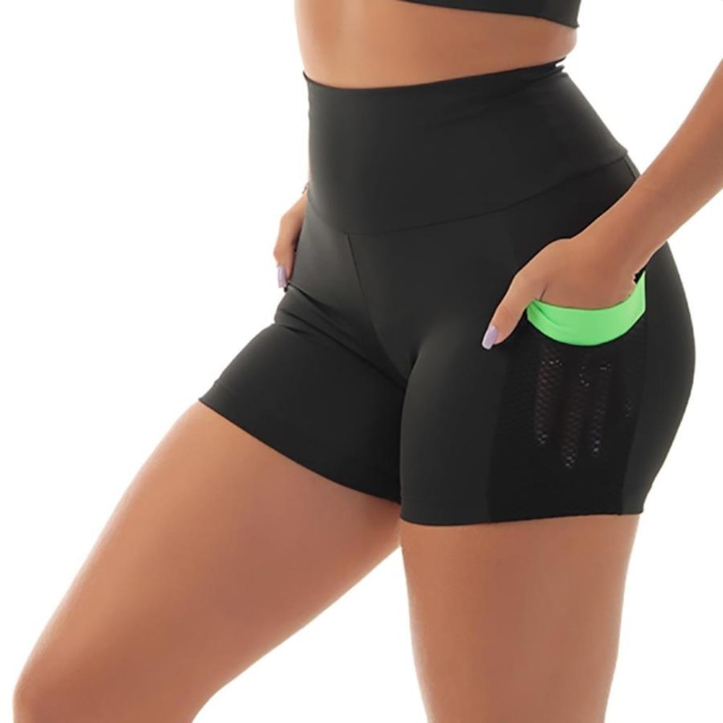 Imagem 2 do produto Short Fristyle Fitness Com Bolso Academia - Feminino