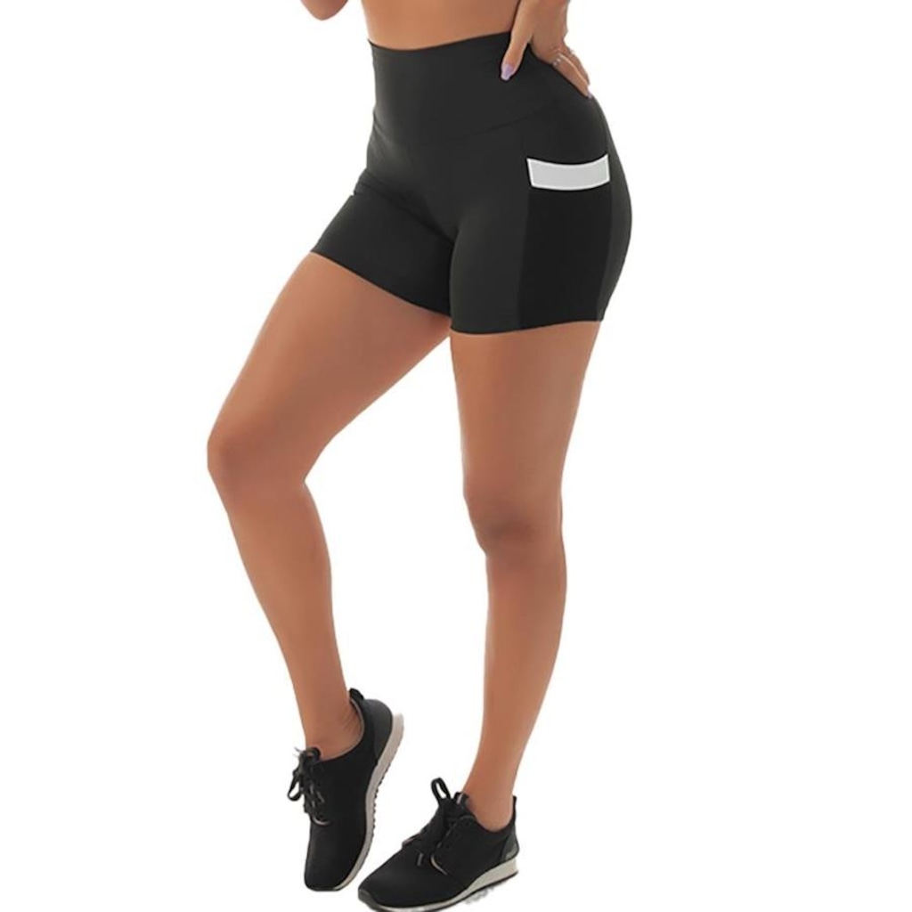 Imagem 4 do produto Short Fristyle Fitness Com Bolso Academia - Feminino
