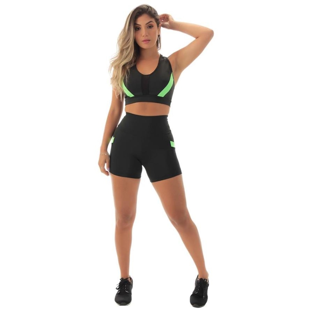 Imagem 5 do produto Conjunto Fristyle Fitness Short e Top Academia - Feminino