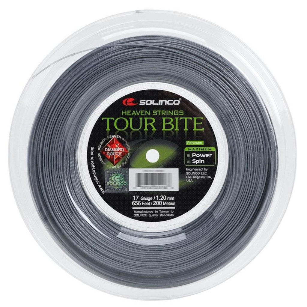 Imagem 2 do produto Corda Solinco Tour Bite Diamond Rough 17L 1.20MM