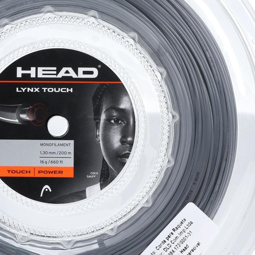 Imagem 3 do produto Corda Head Lynx Touch 16L 1.30mm Rolo - 200 Metros