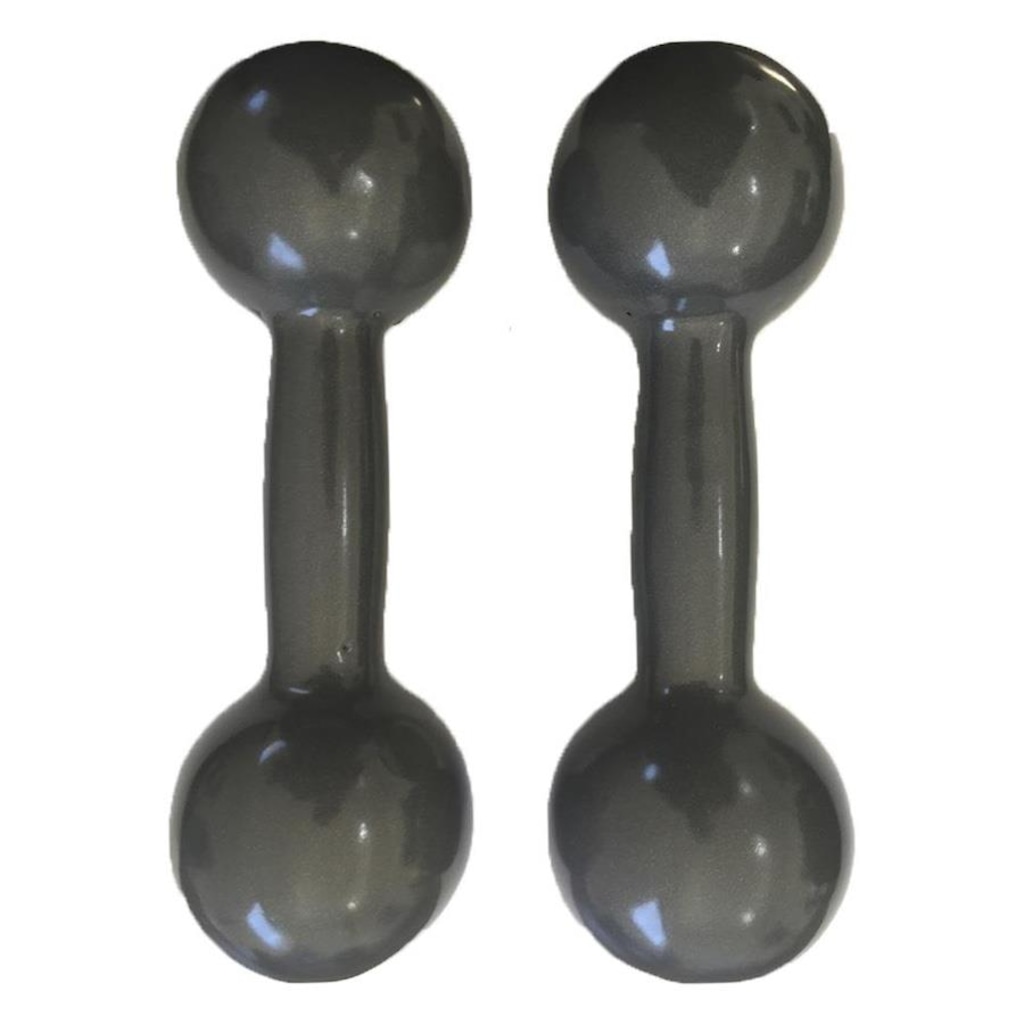 Imagem 2 do produto Halter Iniciativa Fitness Revestido 7Kg - Par