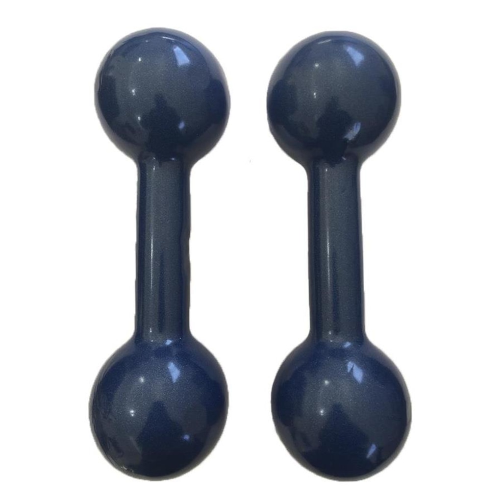 Imagem 2 do produto Halter Iniciativa Fitness Revestido 4Kg - Par