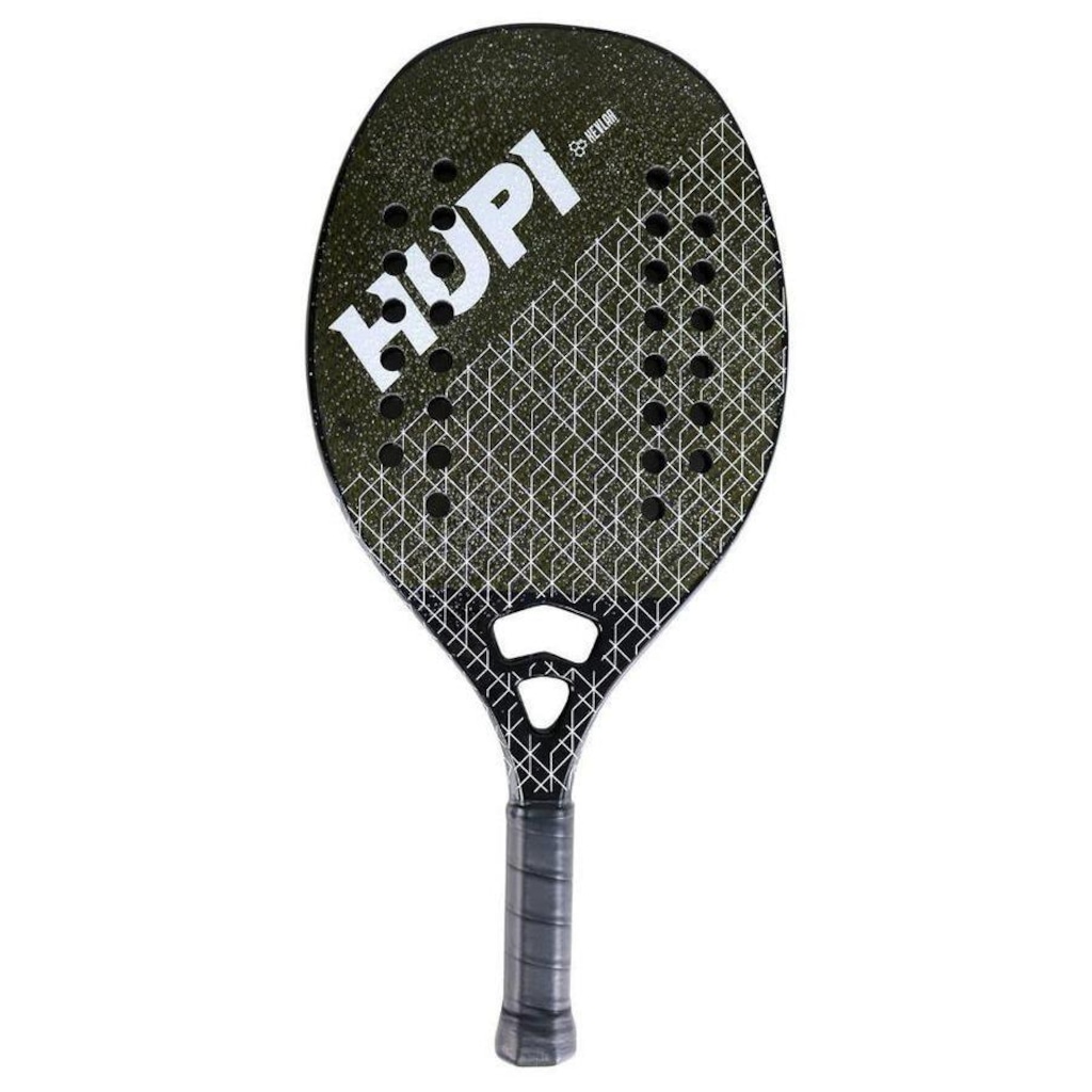 Imagem 3 do produto Kit 2 Raquetes Beach Tennis HUPI Net Pro Kevlar + 3 Bolas