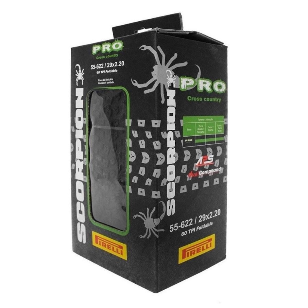 Imagem 4 do produto Par de Pneu Aro 29 Pirelli Scorpion Pro 29 x 2.20 Kevlar