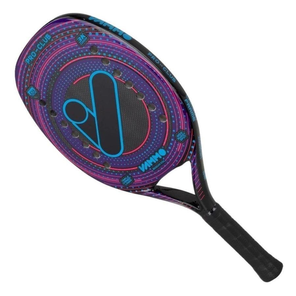 Imagem 2 do produto Raquete Beach Tennis Vammo Pró- Clube Carbono - Unisex