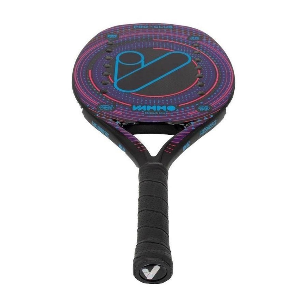 Imagem 3 do produto Raquete Beach Tennis Vammo Pró- Clube Carbono - Unisex