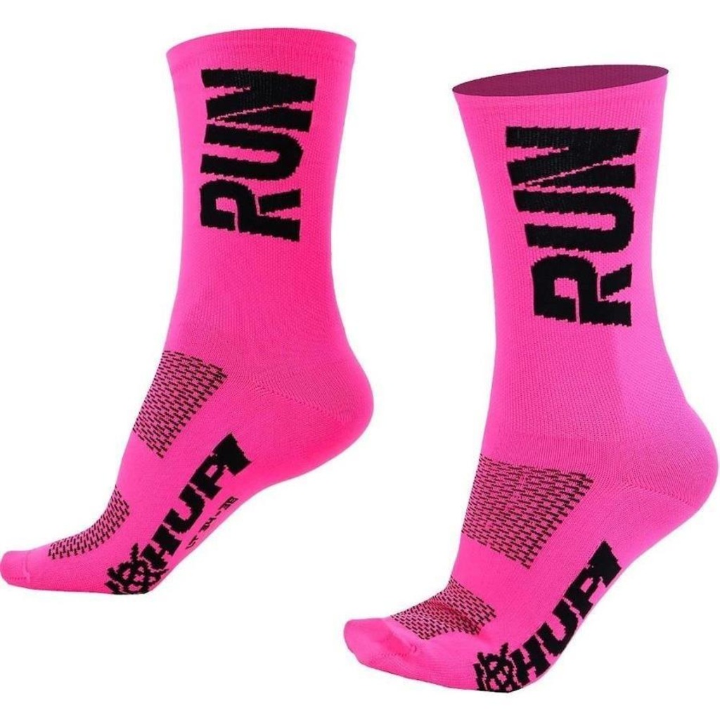Imagem 2 do produto Kit Meia Hupi Corrida Run com 02 Pares - 34 ao 38 - Adulto