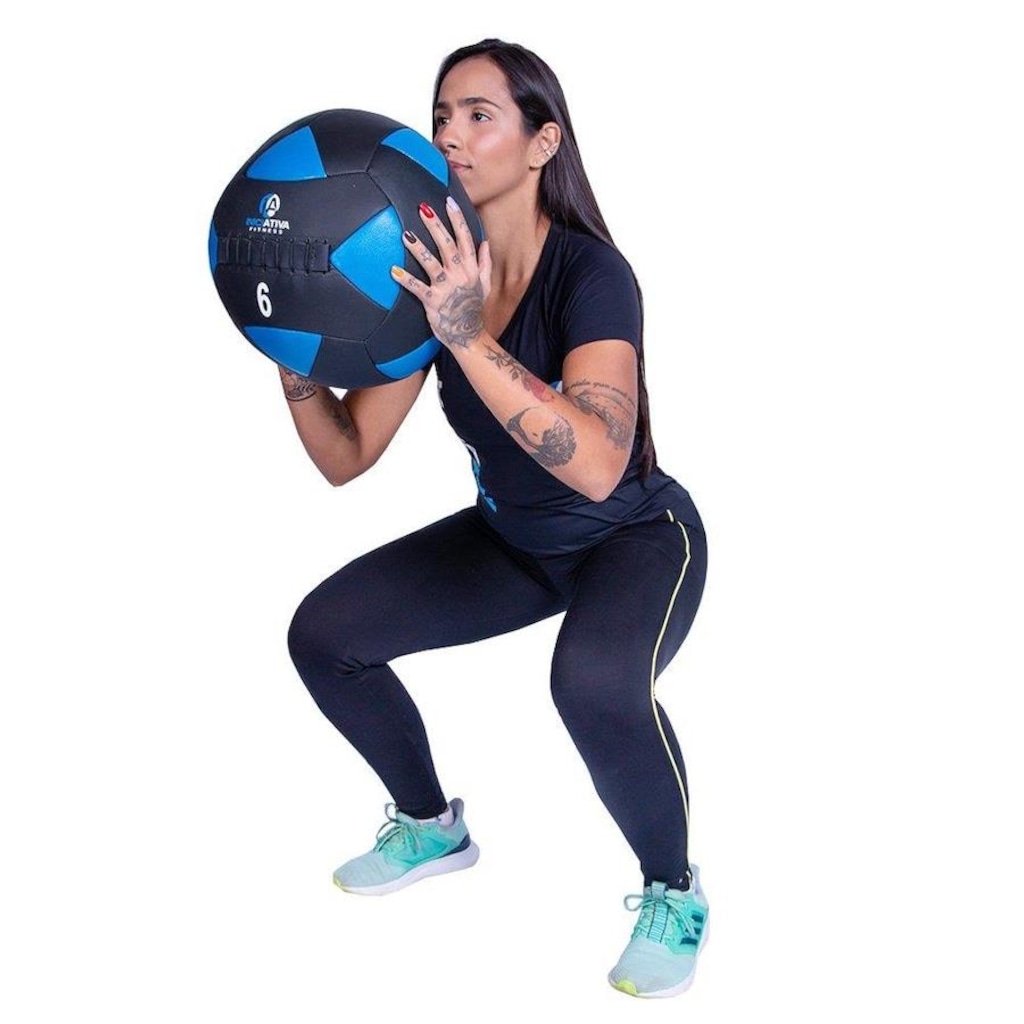 Imagem 5 do produto Wall Ball Iniciativa Fitness Profissional - 8Kg
