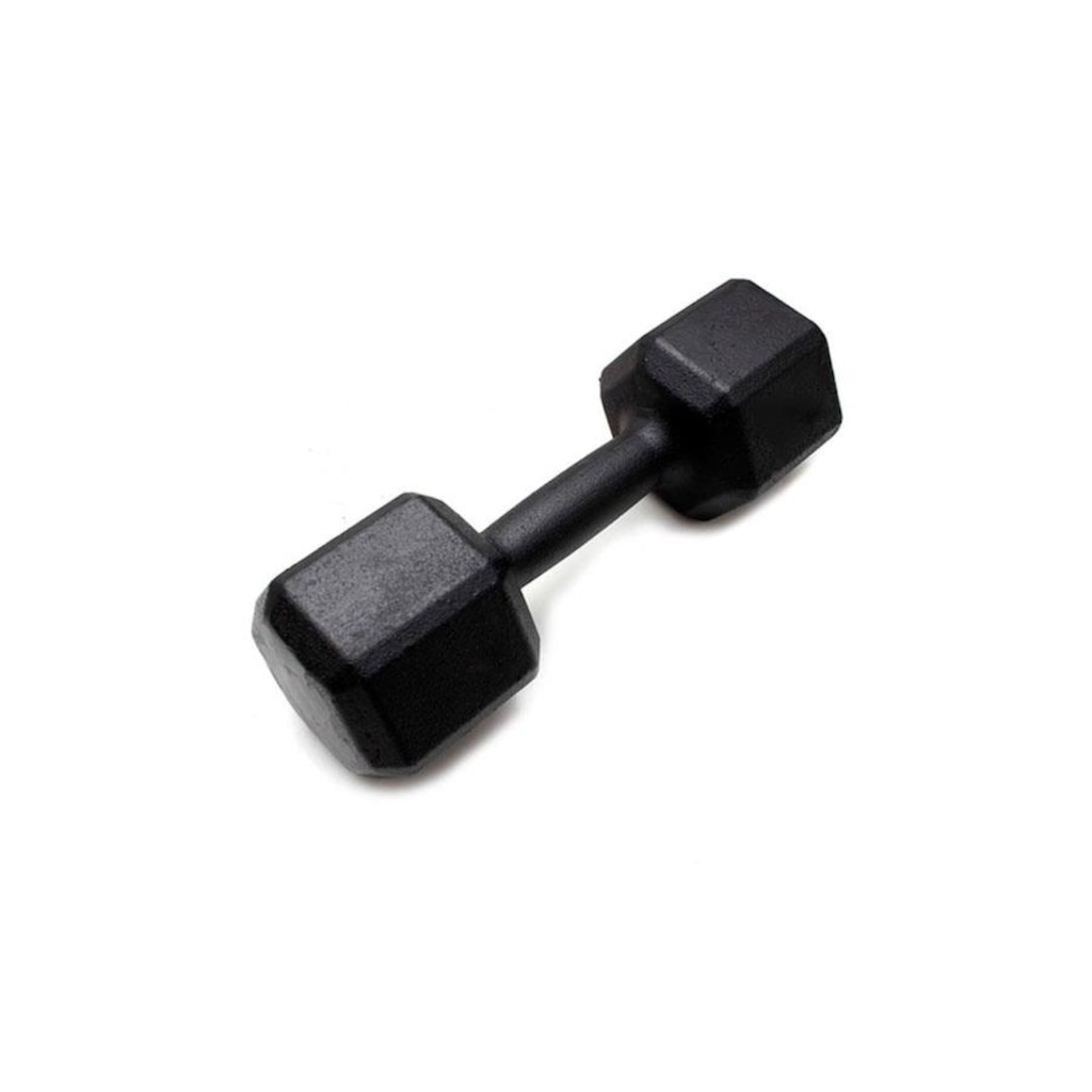 Imagem 3 do produto Halter Sextavado Iniciativa Fitness Pintado - 6Kg - Par