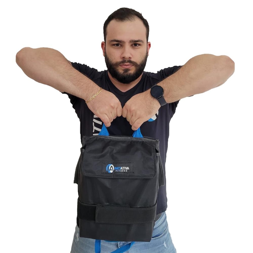 Imagem 4 do produto Colete de Peso Iniciativa Fitness Modular 3 em 1