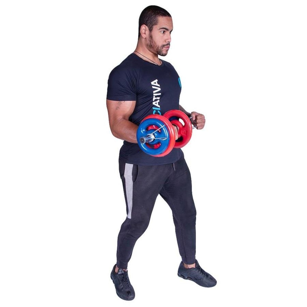 Imagem 2 do produto Anilha Revestida Iniciativa Fitness - 2kg