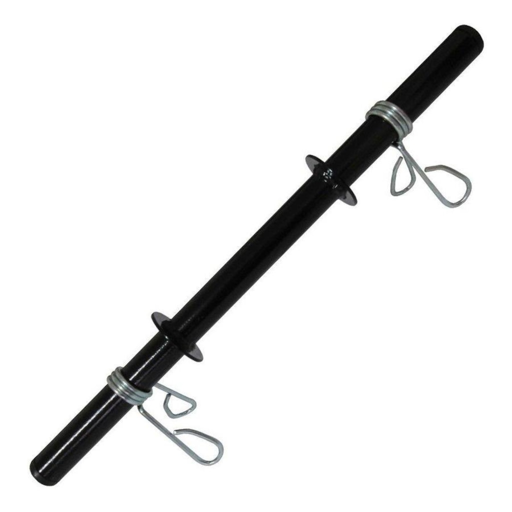 Imagem 5 do produto Kit Iniciativa Fitness: 2 Barras 40cm oca com Presilhas