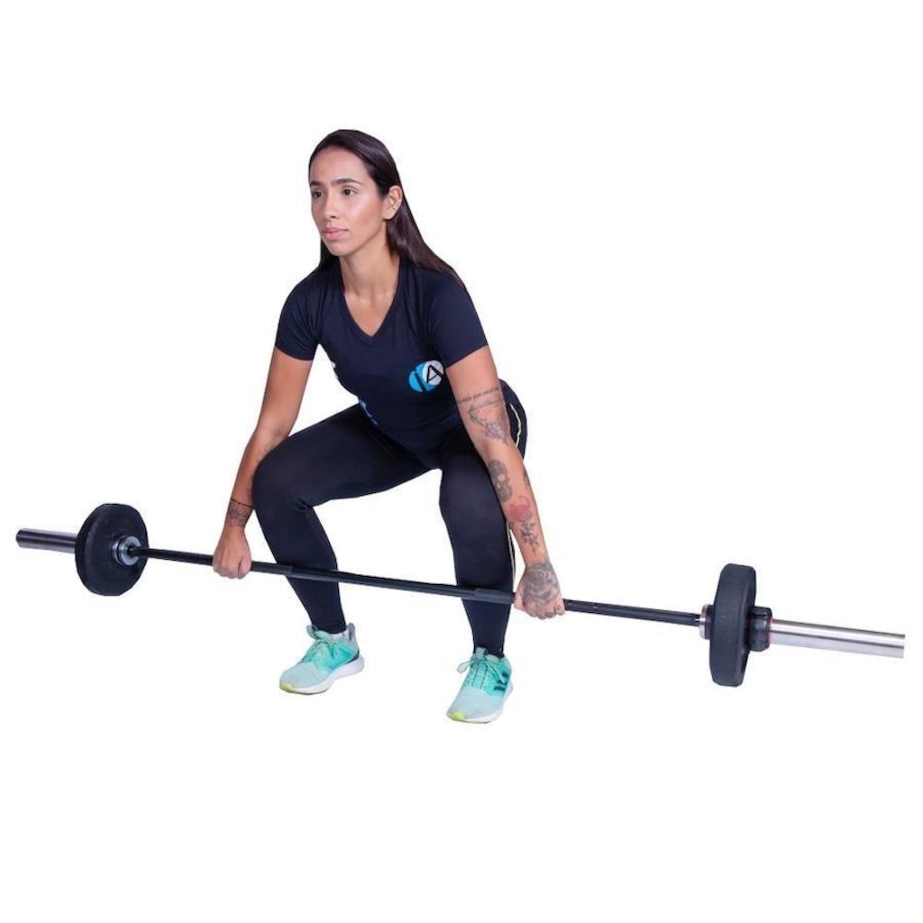 Imagem 3 do produto Barra Olímpica Iniciativa Fitness - 2 metros