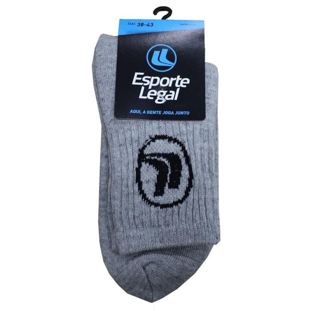 Imagem 2 do produto Meias Cano Curto Esporte Legal - Masculina