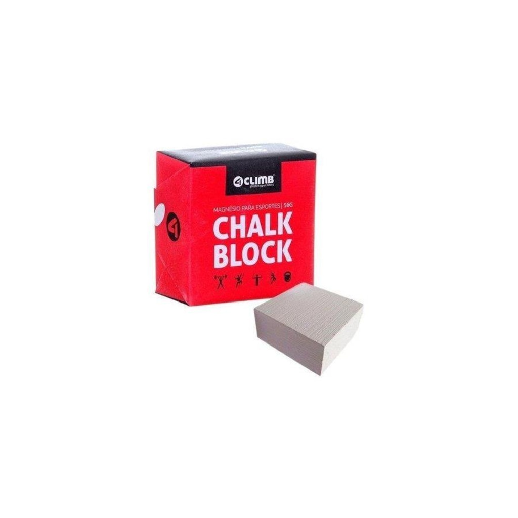 Imagem 5 do produto Kit de Carbonato de Magnésio Chalk Block 4Climb - 56g - 2 Unidades