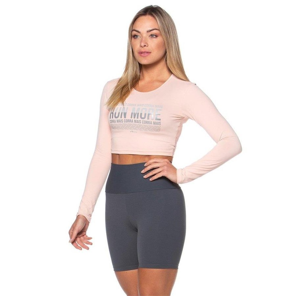 Imagem 4 do produto Camiseta Cropped Run More Ultracool Fit - Feminino
