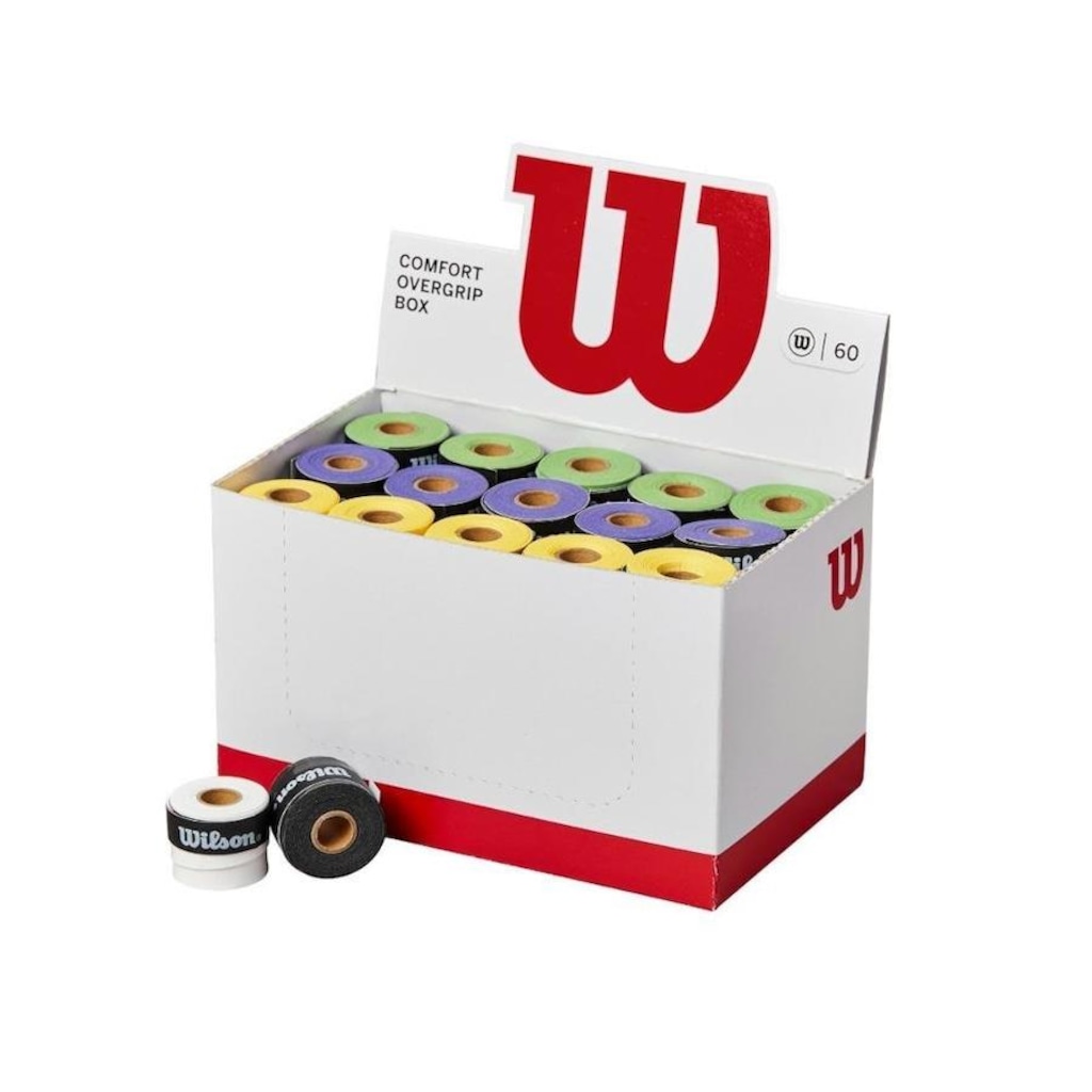 Imagem 2 do produto Overgrip Wilson Ultra Wrap Comfort Colors Beach Tennis - 60 Unidades