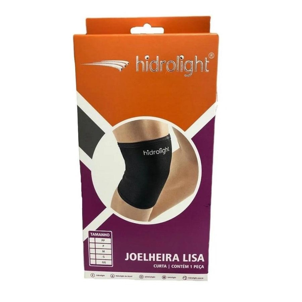 Imagem 2 do produto Joelheira Hidrolight Lisa Curta