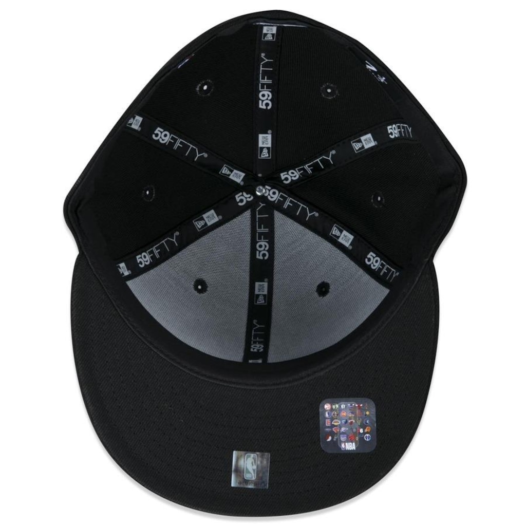 Imagem 5 do produto Boné Aba Reta New Era 59Fifty NBA Brooklyn Nets - Fitted - Adulto