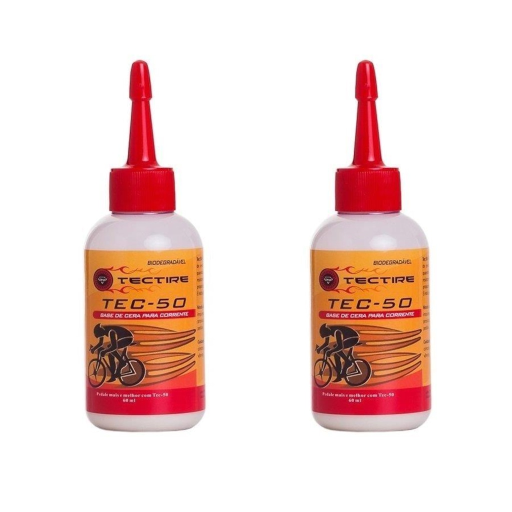 Imagem 1 do produto Lubrificante Corrente Bike Cera Tectire - 60 ml - 2 Unds